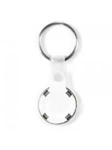 Keyrings with 25mm white ring